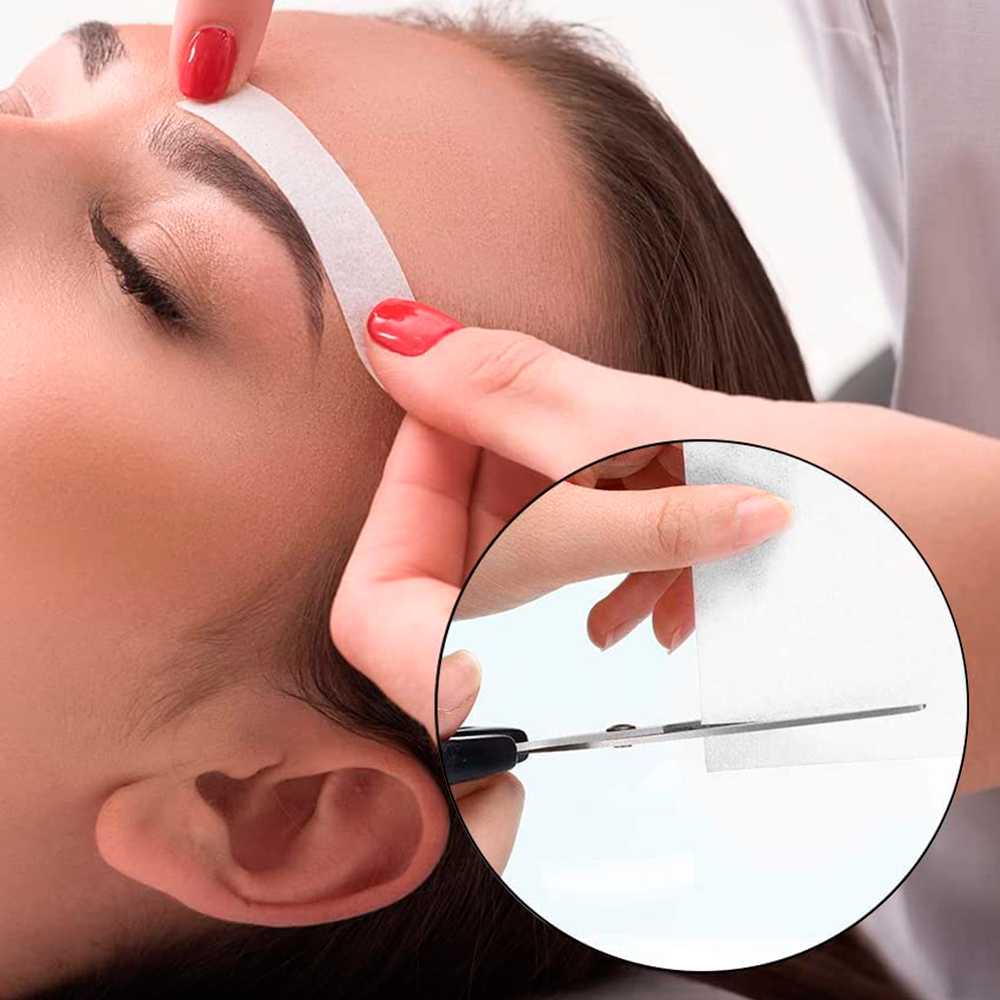 100 Bandas Depilatorias Blancas Desechables Suaves para Depilar a Cera Todo Tipo de Pieles Brazos Piernas Axilas Tiras