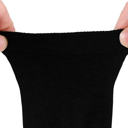 Paquete 4 Pares de Calcetines Cortos Ped Low Cut Tobilleros Talla 36-44 Negros Lisos Hombre Mujer Unisex GF80788