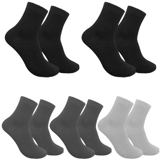 Evanka EK013 Paquete 5 Pares de Calcetines Algodón Calientes Talla 40-45 Colores para Invierno Hombre Suaves Elasticos
