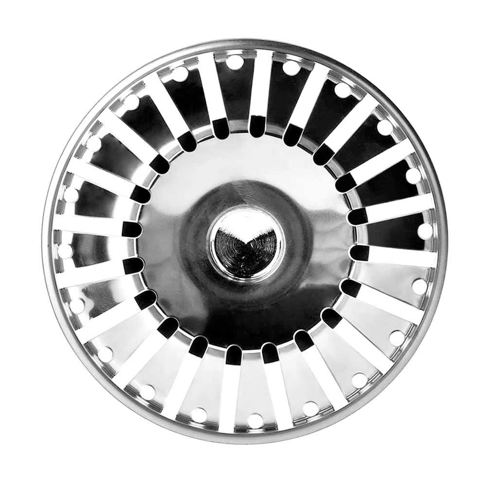 Tapón Colador para Desagüe de Fregadero Diametro 83mm Acero Inox  Filtro de desechos Cesta de Drenaje para Fregaderos