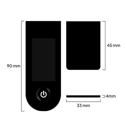 Tapa de Pantalla de Repuesto para Patín Électrico Compatible con Xiaomi 1S M365 Pro Scooter Eléctrico en Negro