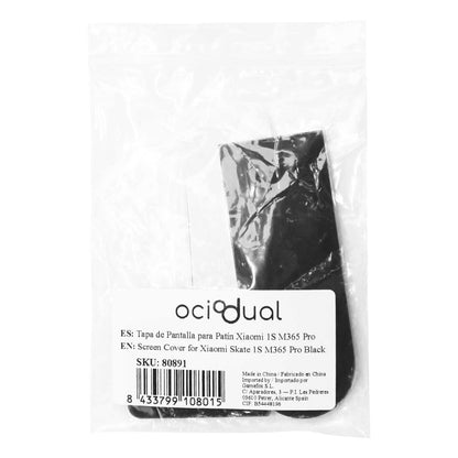 Tapa de Pantalla de Repuesto para Patín Électrico Compatible con Xiaomi 1S M365 Pro Scooter Eléctrico en Negro