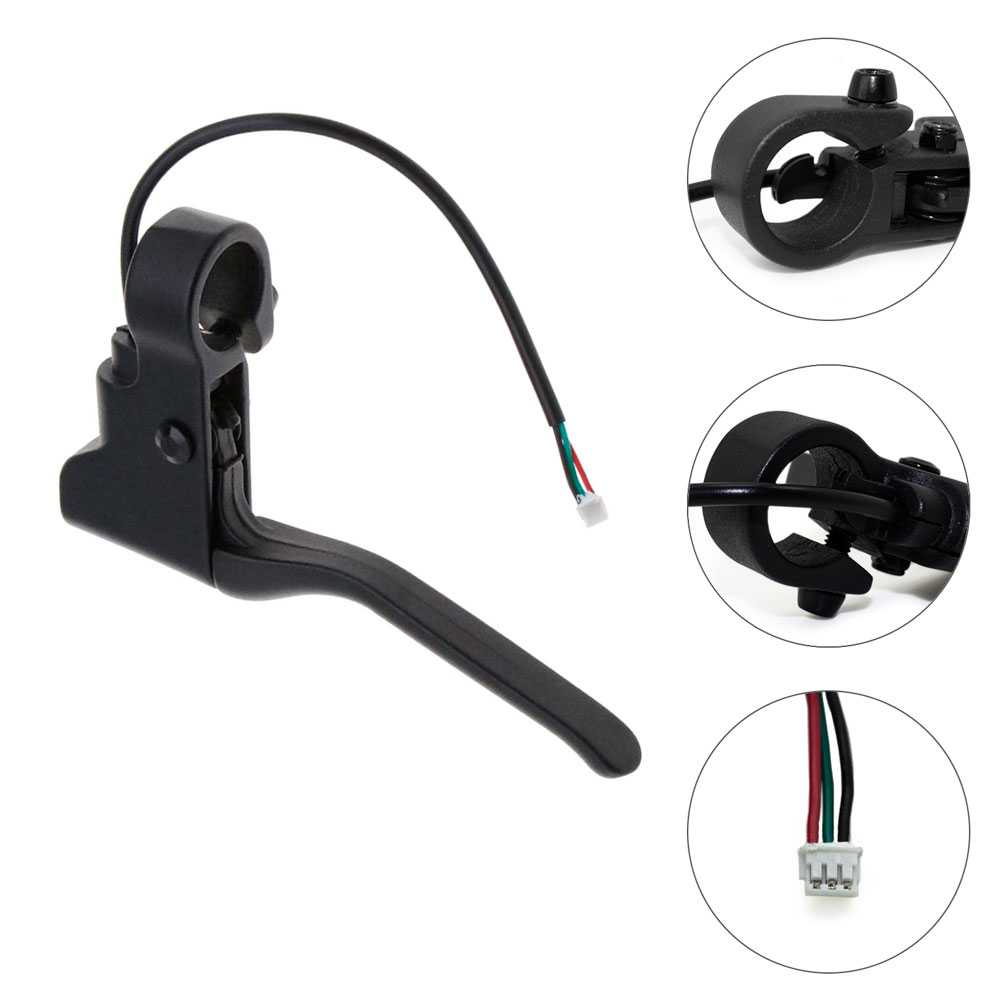 Mango de Freno en Negro ,Recambio Compatible con Xiaomi 1S M365 Pro Scooter Eléctrico