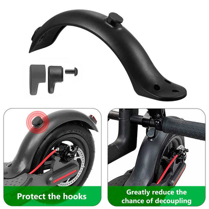 Guardabarros Trasero de Recambio Compatible con Patinete Eléctrico Profesional Xiaomi M365 / M365 Pro  original Color Negro