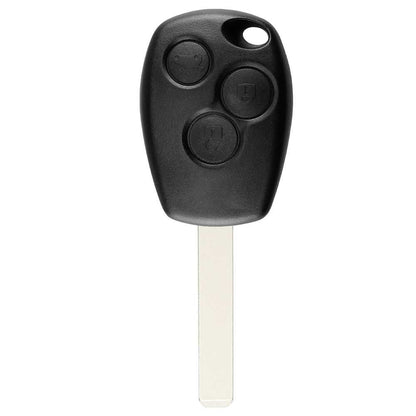 Carcasa Llave de Mando 3 Botones Compatible con Clio, Kangoo, Modus, Twingo, Trafic Master
