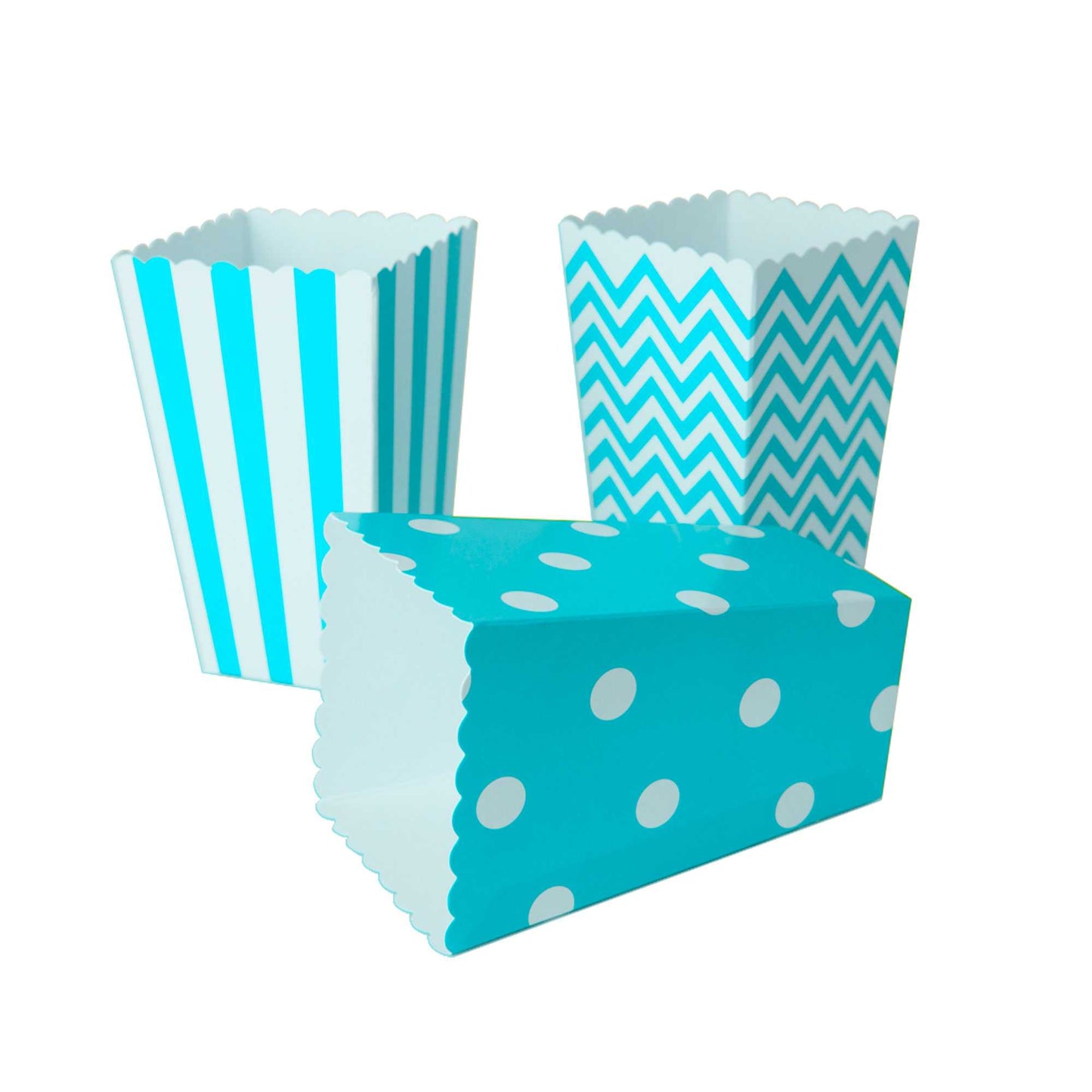 Bolsas Carton 18pcs para Baby shower, Cajas para Fiestas, Navidad Y Cumpleaños,  Bolsas de Palomitas, retro box, Patatas, Nuggets, Cajas de Dulces.