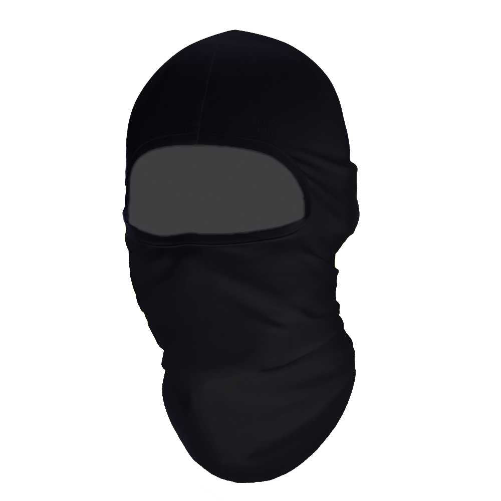 Pasamontañas Bufanda Protector UV Negro para Deportes al Aire Libre Esqui Dias Frios Invierno Airsoft Paintball