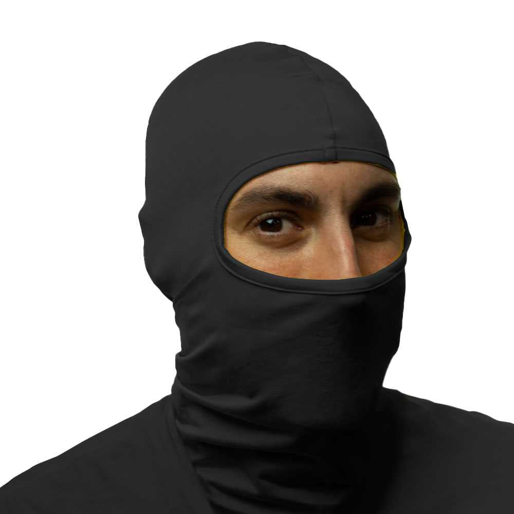 Pasamontañas Bufanda Protector UV Negro para Deportes al Aire Libre Esqui Dias Frios Invierno Airsoft Paintball