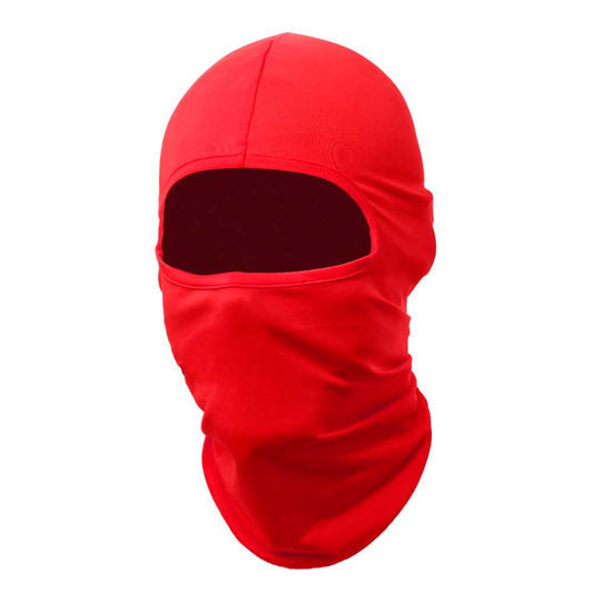 Pasamontañas Bufanda Protector UV Rojo para Deportes al Aire Libre Esqui Dias Frios Invierno Airsoft Paintball