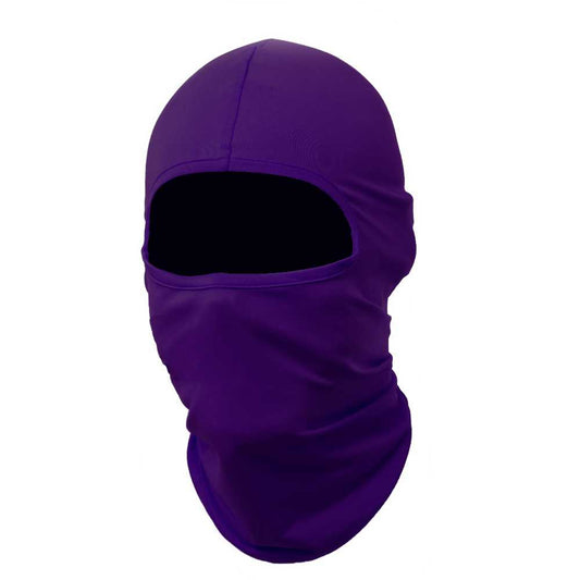 Pasamontañas Bufanda Protector UV Morado para Deportes al Aire Libre Esqui Dias Frios Invierno Airsoft Paintball