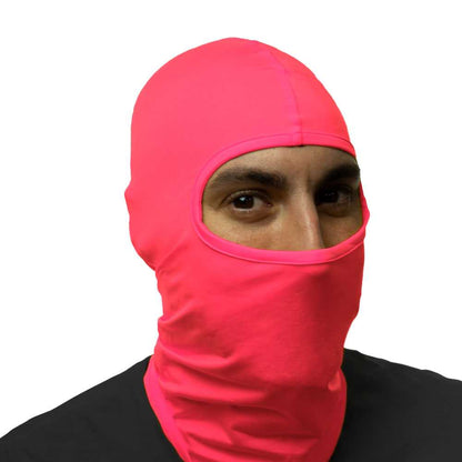 Pasamontañas Bufanda Protector UV Rosa para Deportes al Aire Libre Esqui Dias Frios Invierno Airsoft Paintball