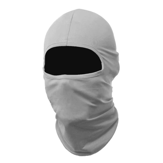 Pasamontañas Bufanda Protector UV Gris claro para Deportes al Aire Libre Esqui Dias Frios Invierno Airsoft Paintball