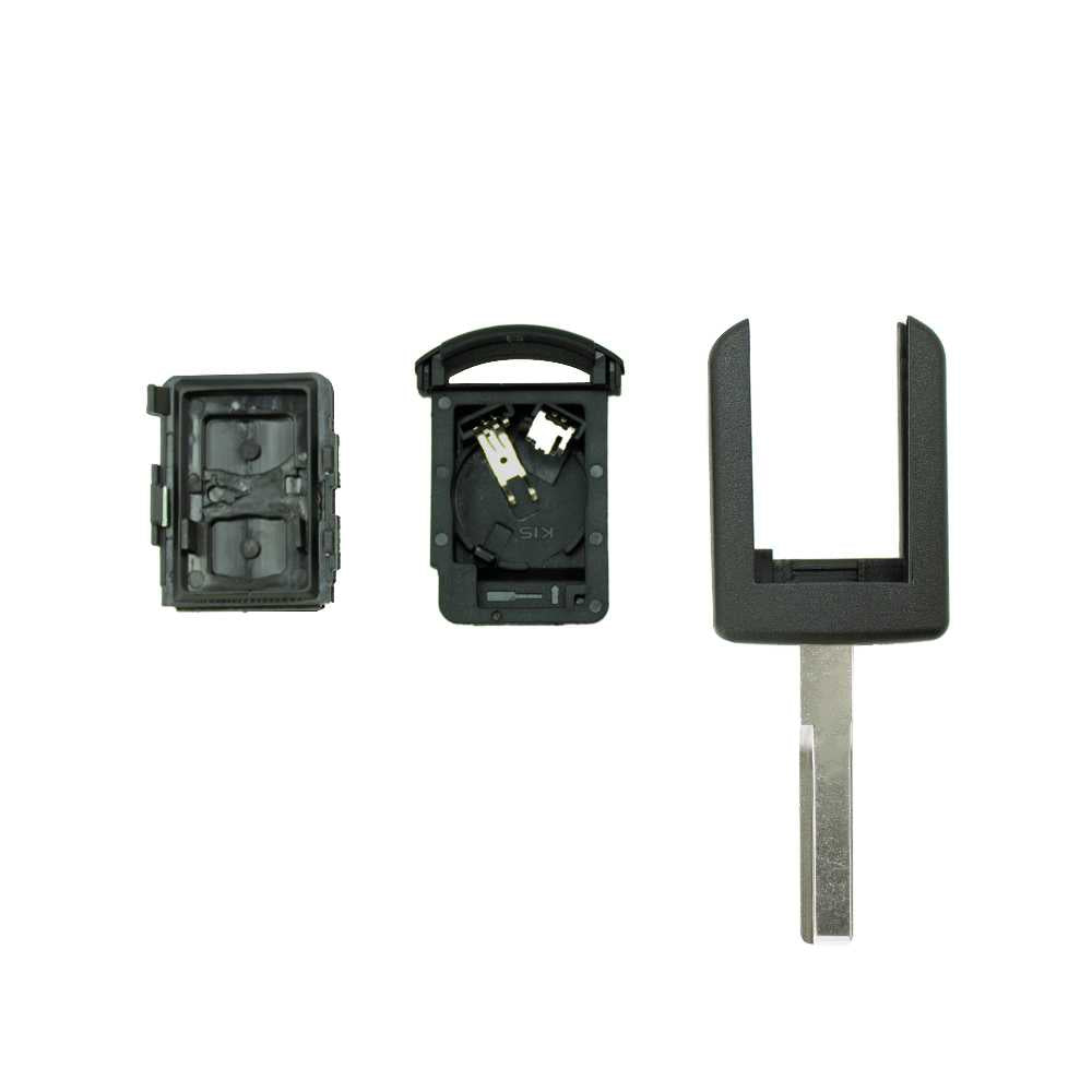 Carcasa Llave de Mando 2 Botones Compatible con Opel Corsa Combo Meriva Tigra