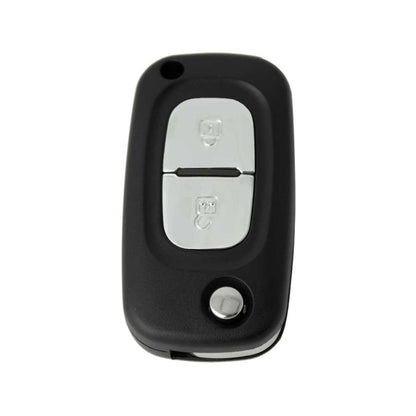 Carcasa Llave de Mando 2 Botones Compatible con Renault Clio Kangoo Master Modus Trafic Twingo Wind