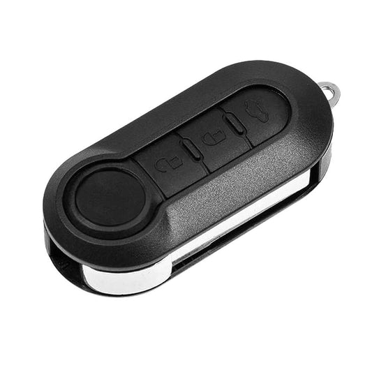 Carcasa Llave de Mando 3 Botones Compatible con Fiat 500 Punto Panda Doblò Fiorino Stilo Lancia Citroen Peugeot