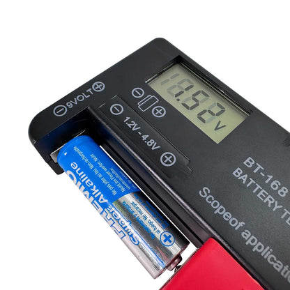 Probador Digital de Baterías BT-168 PRO, Comprobador de Pilas AAA C D 9V 1.5V 18650 14500, Baterías de litio