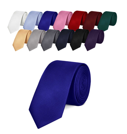 OcioDual Corbata Azul Electrico, Corbata Hombre, Clásica, Elegante para Celebraciones, Eventos, Corbatas Bodas, Fiestas,