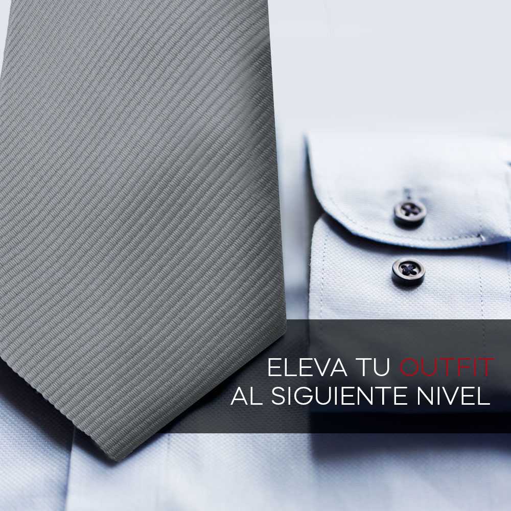 Corbata Gris Clásica Hecha a mano, Elegante para Celebraciones, Eventos, Bodas, Fiestas y Business, Corbata de Hombre