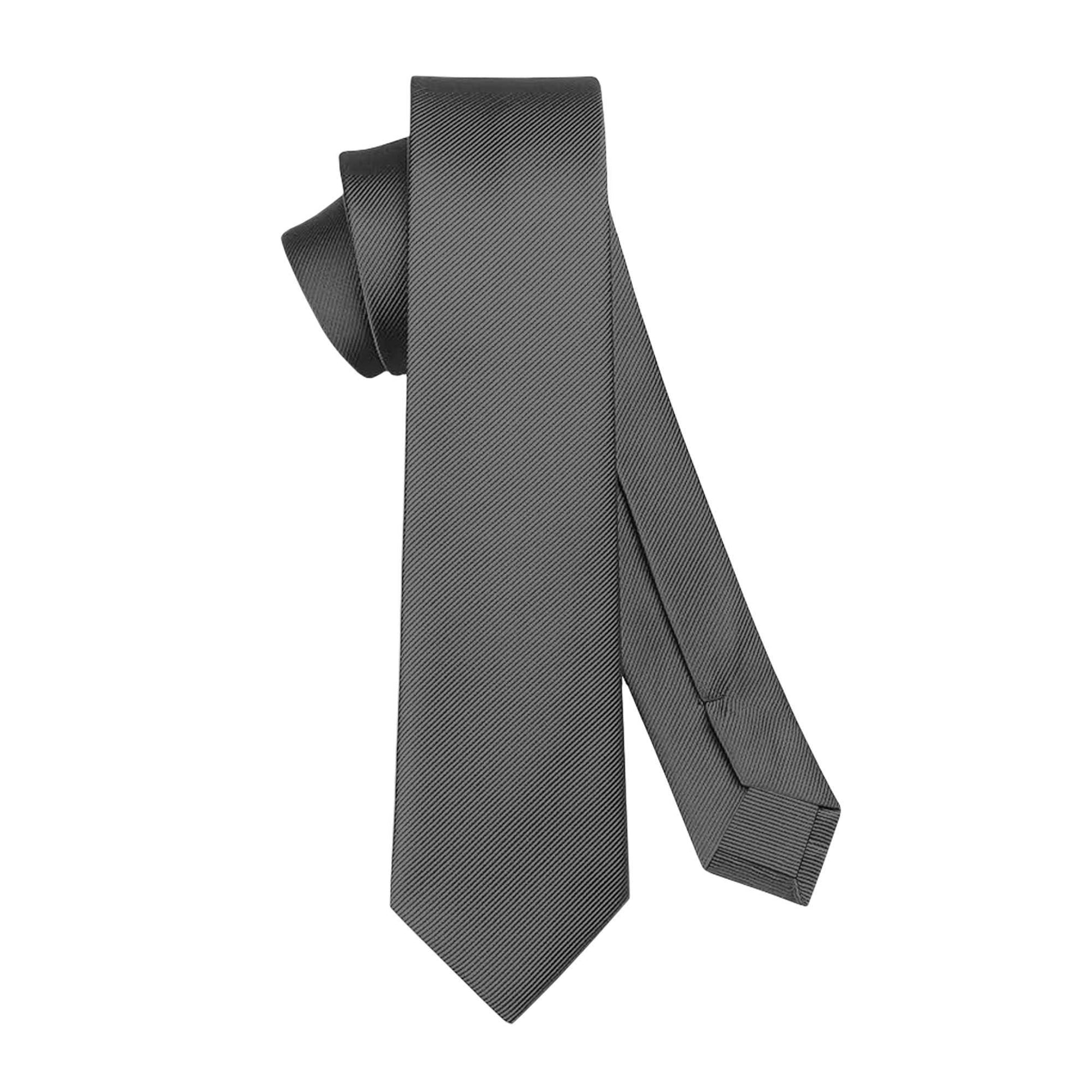 Corbata Gris Clásica Hecha a mano, Elegante para Celebraciones, Eventos, Bodas, Fiestas y Business, Corbata de Hombre