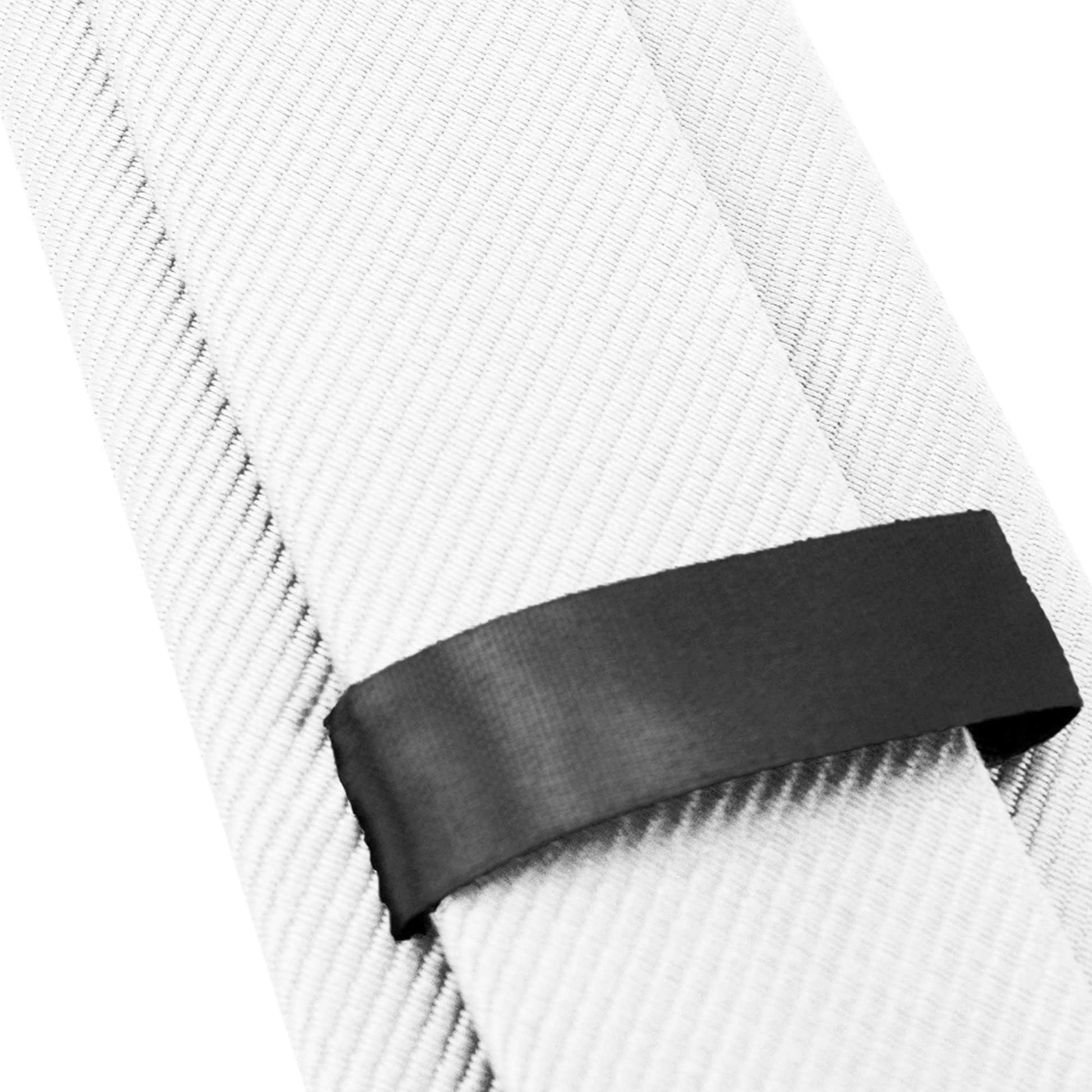 OcioDual Corbata Blanca Hombre, Corbatas de Hombre Modernas, Corbata Elegante Patrón Diagonal para Traje de Boda, Negocios,