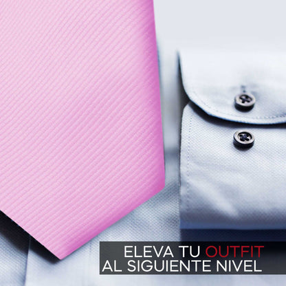 Corbata Rosa Clásica Hecha a mano, Elegante para Celebraciones, Eventos, Bodas, Fiestas y Business, Corbata de Hombre