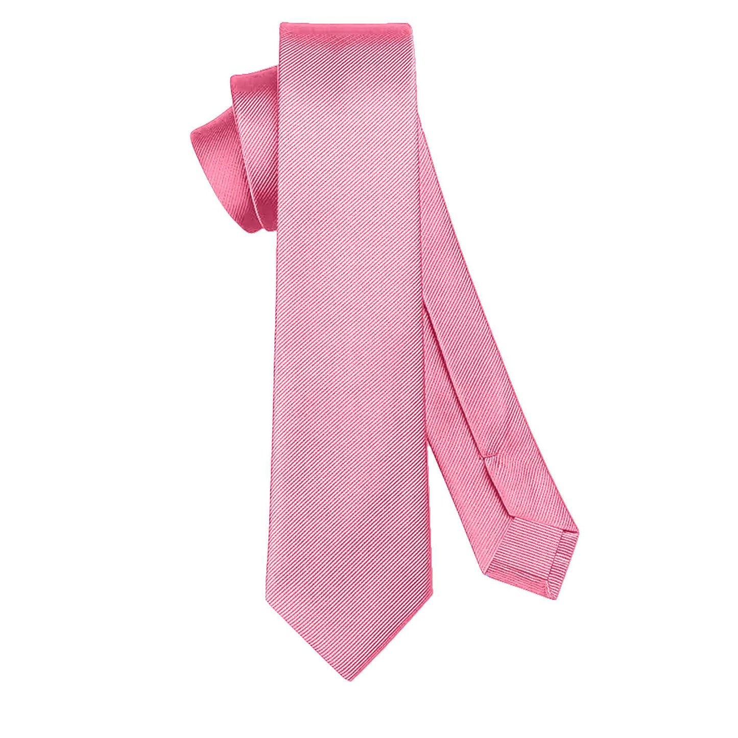 OcioDual Corbata Rosa Hombre, Corbatas de Hombre Modernas, Corbata Elegante Patrón Diagonal para Traje de Boda, Negocios,