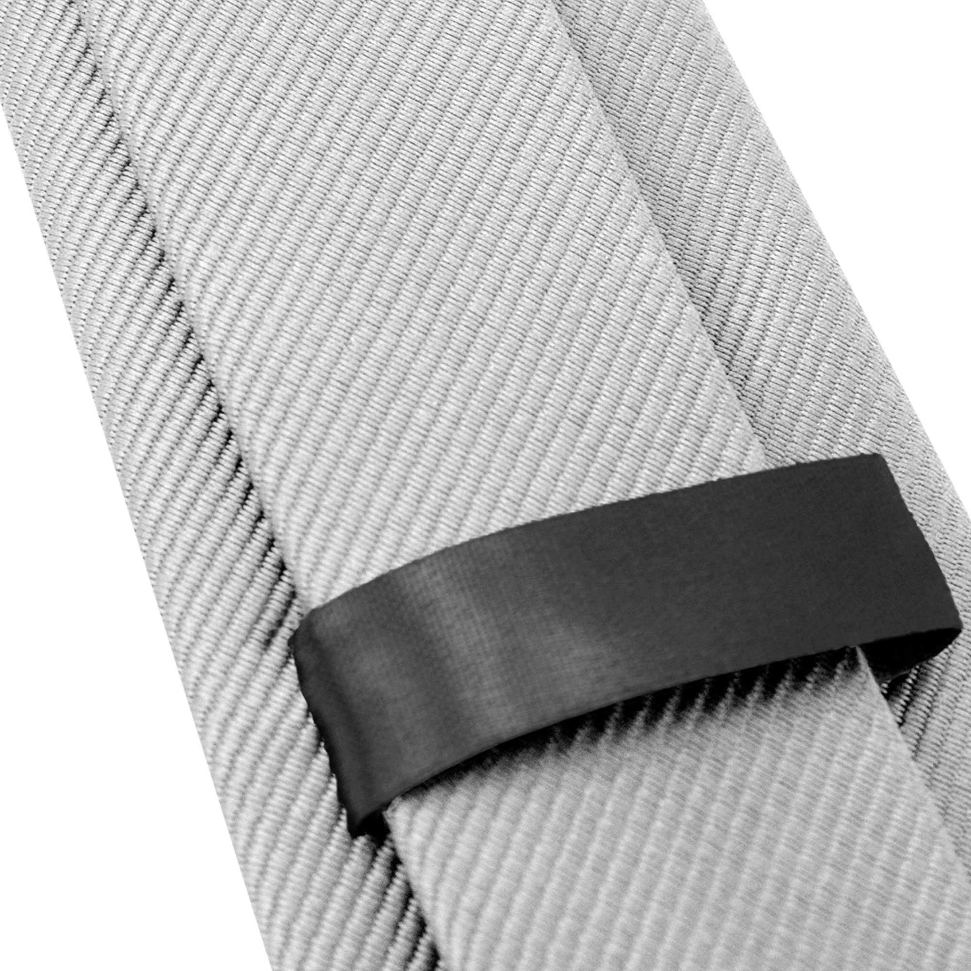 Corbata Gris claro Clásica Hecha a mano, Elegante para Celebraciones, Eventos, Bodas, Fiestas y Business, Corbata de Hombre