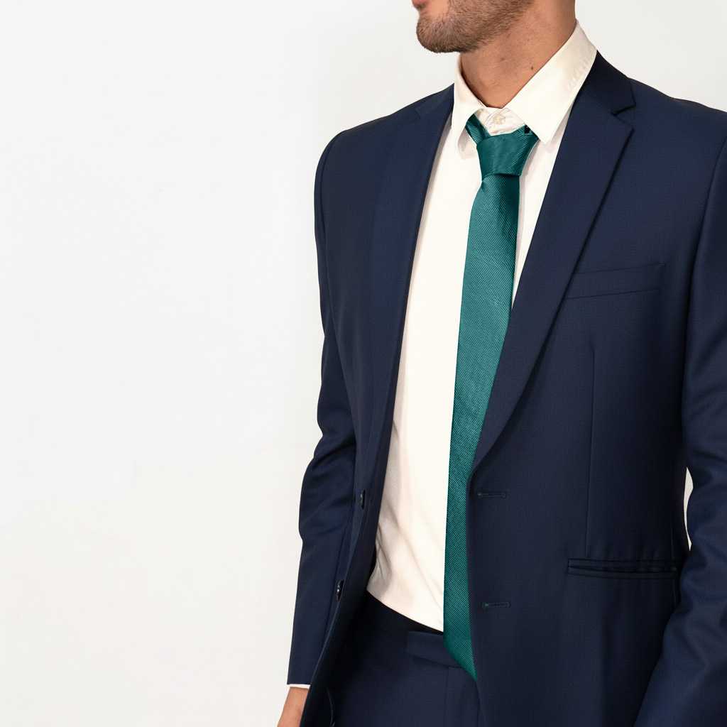 OcioDual Corbata Verde Hombre, Corbatas de Hombre Modernas, Corbata Elegante Patrón Diagonal para Traje de Boda, Negocios,