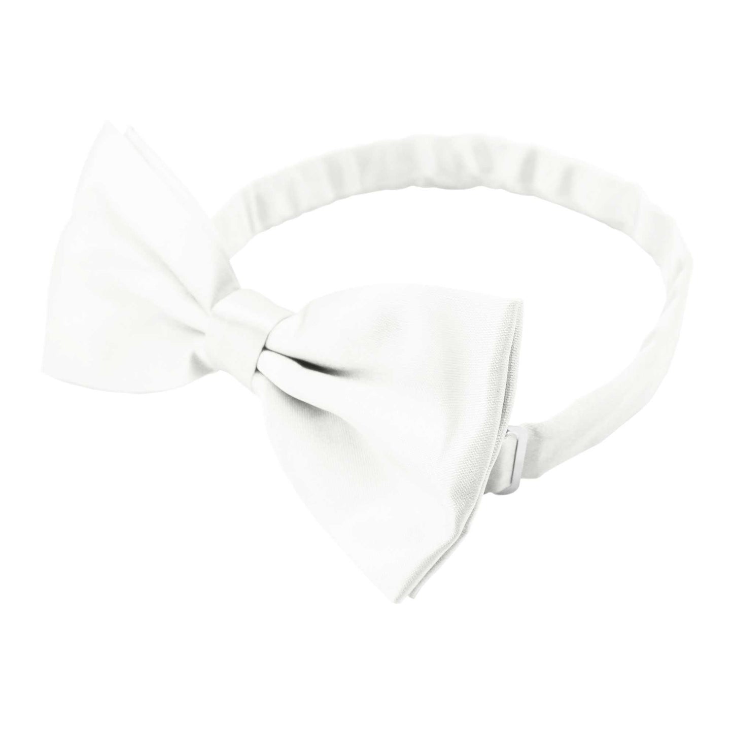 Pajarita Elegante para Hombre de color Nacar Diseño Unicolor con Cierre de Gancho Clip Ajustable, 12cm x 6cm, Celebraciones, Fiestas, Trabajo, Bodas y Eventos