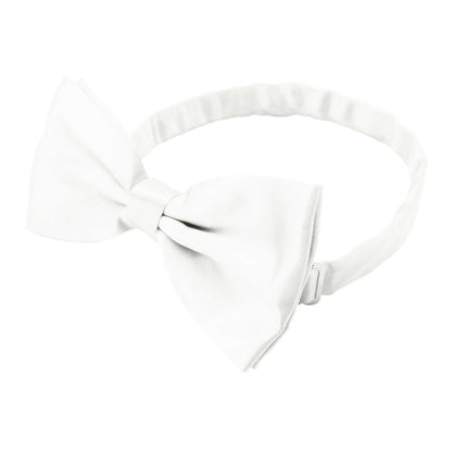 Pajarita Elegante para Hombre de color Nacar Diseño Unicolor con Cierre de Gancho Clip Ajustable, 12cm x 6cm, Celebraciones, Fiestas, Trabajo, Bodas y Eventos