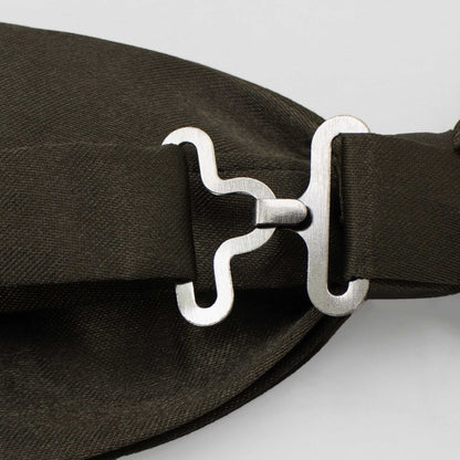 Pajarita Elegante para Hombre de color Nacar Diseño Unicolor con Cierre de Gancho Clip Ajustable, 12cm x 6cm, Celebraciones, Fiestas, Trabajo, Bodas y Eventos