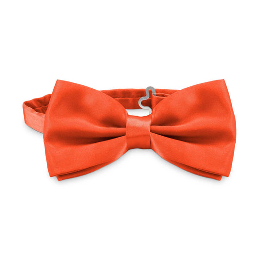 Pajarita Elegante para Hombre de color Rojo Diseño Unicolor con Cierre de Gancho Clip Ajustable, 12cm x 6cm, Celebraciones, Fiestas, Trabajo, Bodas y Eventos