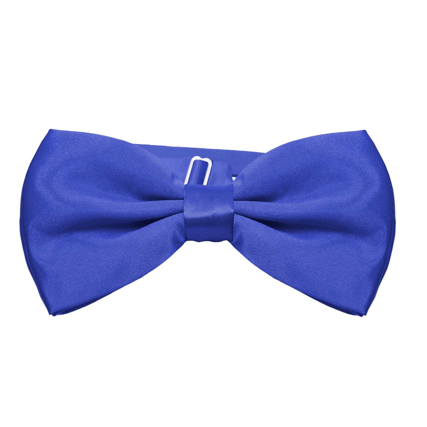 Pajarita Elegante para Hombre de color Azul Electrico Diseño Unicolor con Cierre de Gancho Clip Ajustable, 12cm x 6cm, Celebraciones, Fiestas, Trabajo, Bodas y Eventos