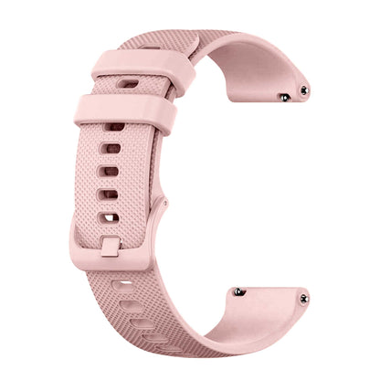 Correa Reloj de Silicona Color Rosa de 18mm, Repuesto para Reloj Inteligente y Tradicional Universal, Liberación