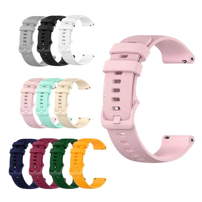 Correa Reloj de Silicona Color Rosa de 18mm, Repuesto para Reloj Inteligente y Tradicional Universal, Liberación