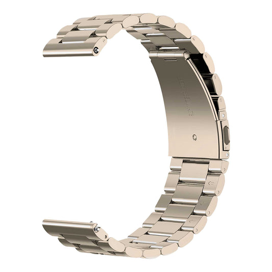 Correa Reloj Correa Metálica Acero Inoxidable Color Oro Blanco 22mm Correa Reloj Inteligente Reloj Hombre Smartwatch Mujer