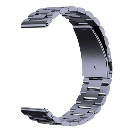 Correa Reloj Correa Metálica Acero Inoxidable Color Gris Oscuro 20mm Correa Reloj Inteligente Reloj Hombre Smartwatch Mujer