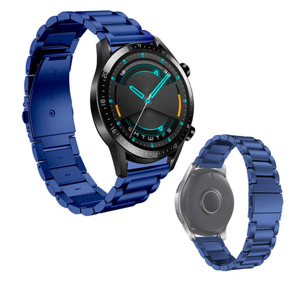Correa Reloj Correa Metálica Acero Inoxidable Color Azul 20mm Correa Reloj Inteligente Reloj Hombre Smartwatch Mujer
