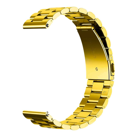 Correa Metálica para Reloj de Liberación Rápida, Pulsera Reloj de Acero Inoxidable de Color Oro, Medida: 18mm