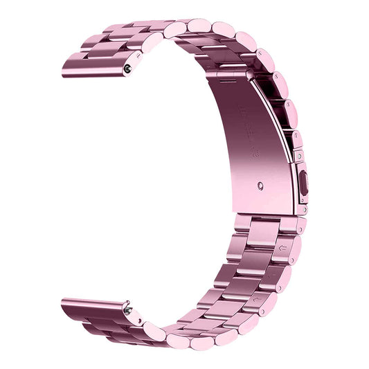 Correa Metálica para Reloj de Liberación Rápida, Pulsera Reloj de Acero Inoxidable de Color Rosa, Medida: 18mm
