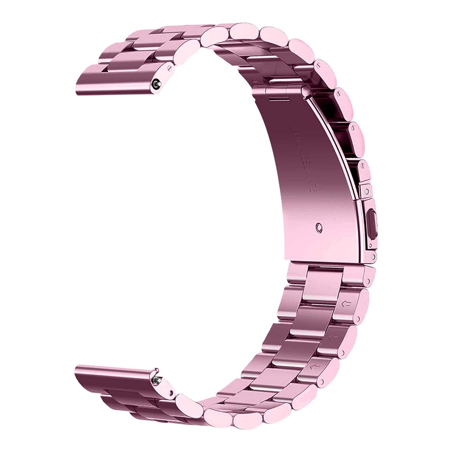 Correa Reloj Correa Metálica Acero Inoxidable Color Rosa 18mm Correa Reloj Inteligente Reloj Hombre Smartwatch Mujer