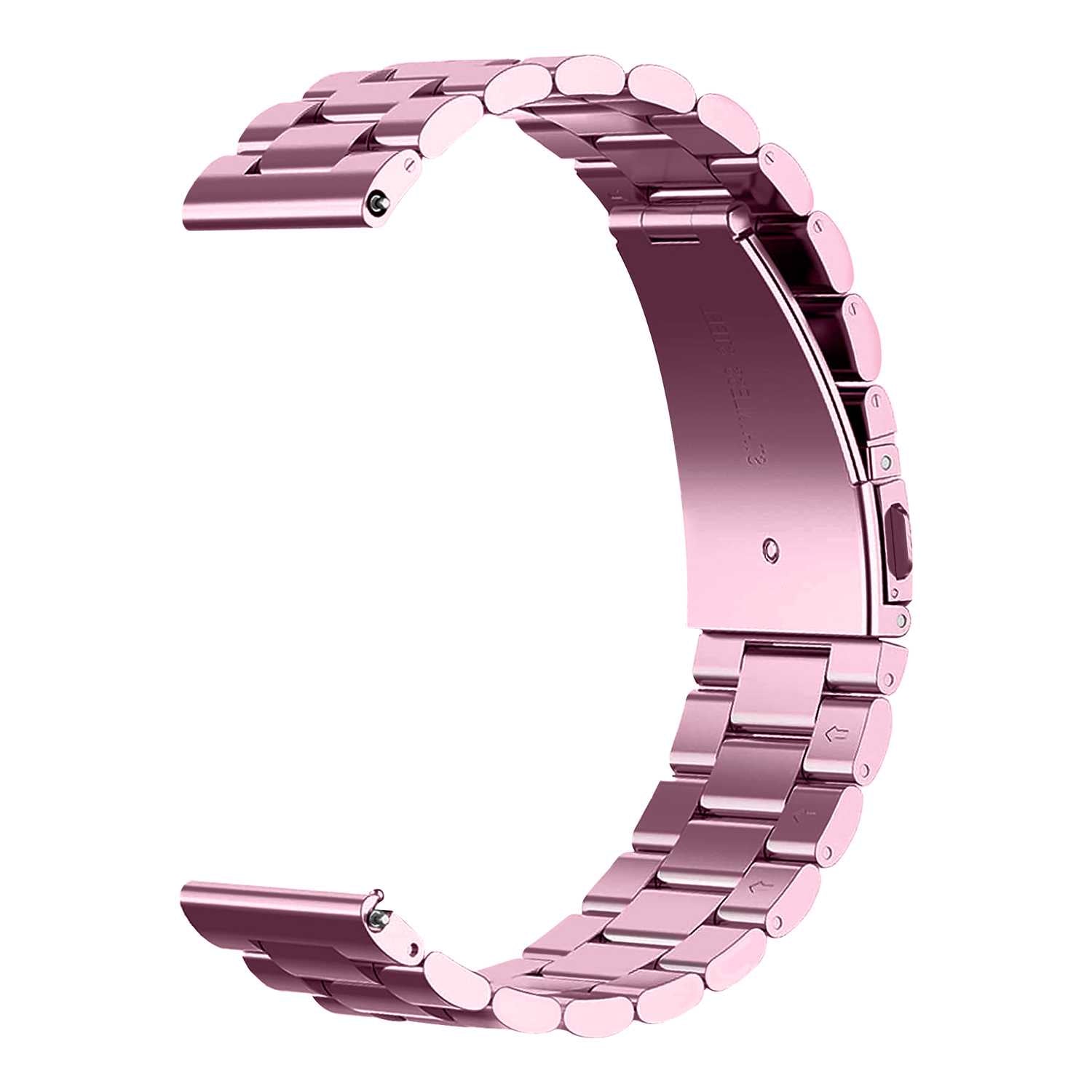 Correa Reloj Correa Metálica Acero Inoxidable Color Rosa 18mm Correa Reloj Inteligente Reloj Hombre Smartwatch Mujer