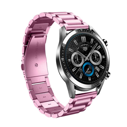 Correa Reloj Correa Metálica Acero Inoxidable Color Rosa 18mm Correa Reloj Inteligente Reloj Hombre Smartwatch Mujer