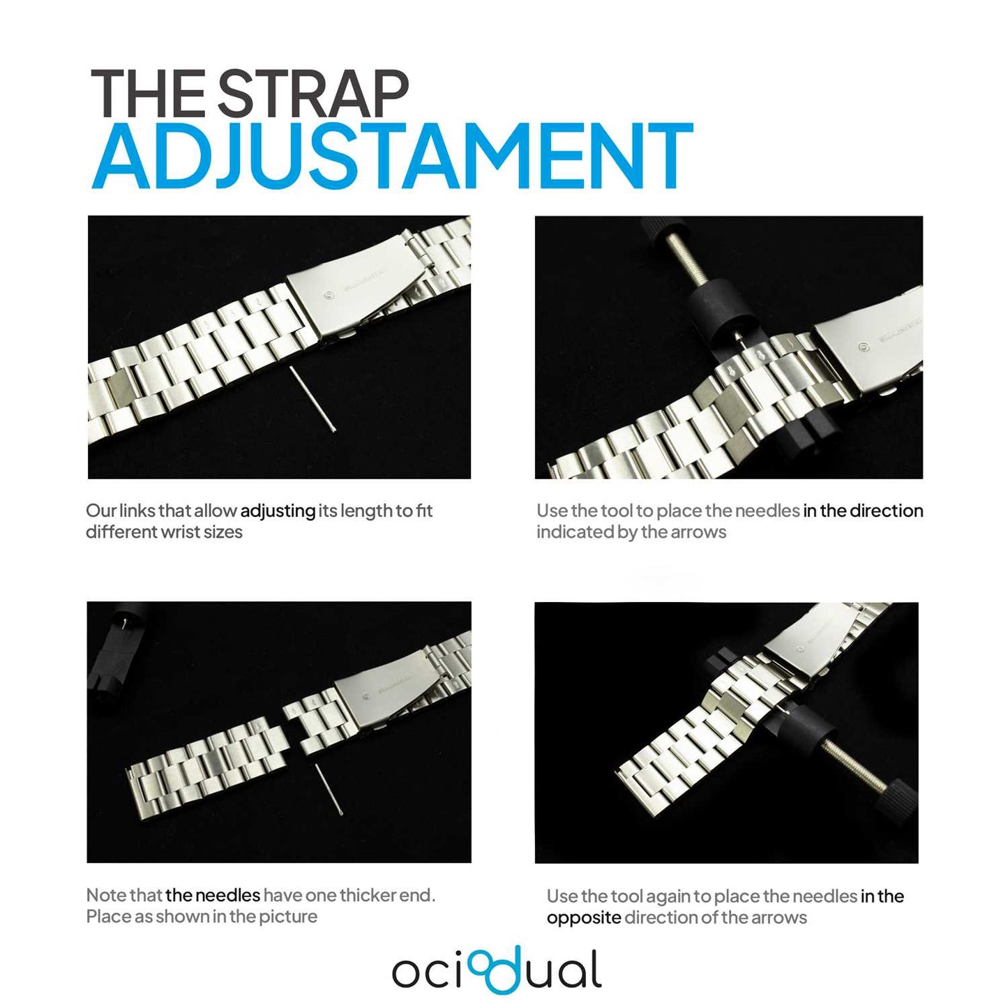 Correa Reloj Correa Metálica Acero Inoxidable Color Rosa 18mm Correa Reloj Inteligente Reloj Hombre Smartwatch Mujer