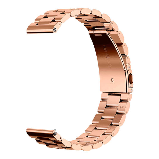Correa Metálica para Reloj de Liberación Rápida, Pulsera Reloj de Acero Inoxidable de Color Rosa Oro, Medida: 16mm