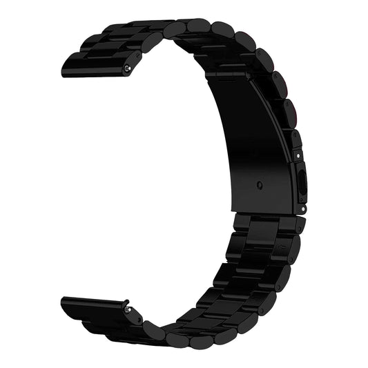 Correa Metálica para Reloj de Liberación Rápida, Pulsera Reloj de Acero Inoxidable de Color Negro, Medida: 16mm