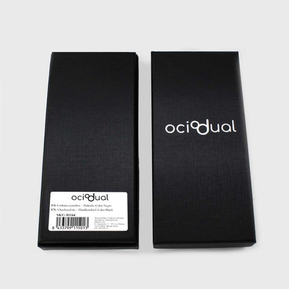 Corbata para Hombre, Conjunto de Corbata y Pañuelo de bolsillo, a Cuadros, Color Negro, Hecha a mano, Elegante