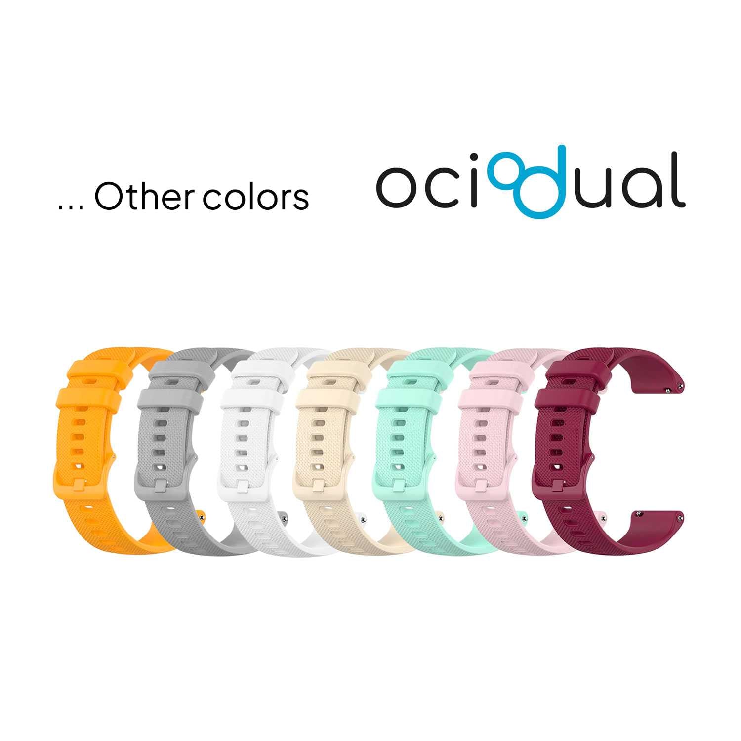Pack de 3 Correas de Silicona para Reloj,22mm, Smartwatch con liberación rápida, Compatible con Amazfit, Garmin, Samsung Galaxy Watch, para Hombre y Mujer,Verde Militar/Azul Oscuro/Negro