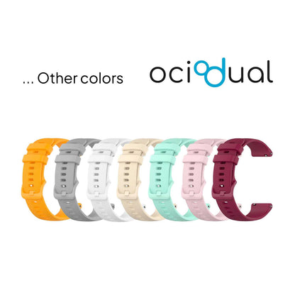 Pack de 3 Correas de Silicona para Reloj,22mm, Smartwatch con liberación rápida, Compatible con Amazfit, Garmin, Samsung Galaxy Watch, para Hombre y Mujer,Verde Militar/Azul Oscuro/Negro