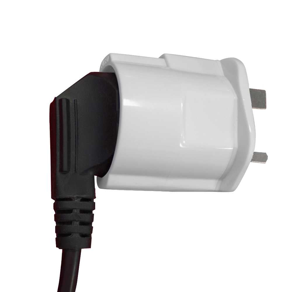 2x Adaptadores de Enchufe EU a UK, Convertidor de 2 Pines a 3 Pines, Tipo C, E y F a Tipo G, Blanco